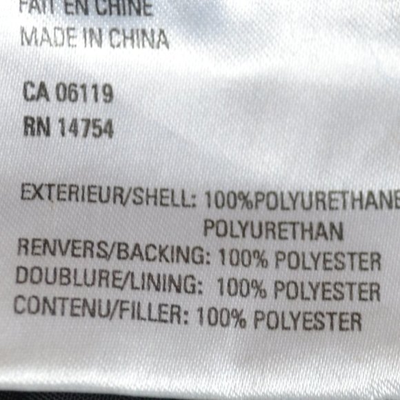 Black  vegan  Leather Coat Shacket  Grunge western - Picture 7 of 11